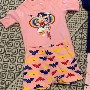 Two sets Size 3T short john pajamas VGUC